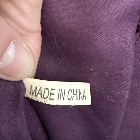 Sun and Sand Wicker Bag Purse Purple Accents‎ Zipper Closure Inside Pockets - Picture 12 of 12